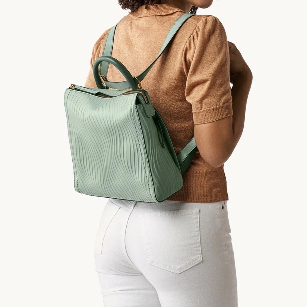 Fossil Mint Green Women's Backpack